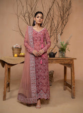 Afsana By HemStitch Embroidered Chiffon 3 Piece Stitched Suit HS24AV2 D-ACV2-03 EYANA